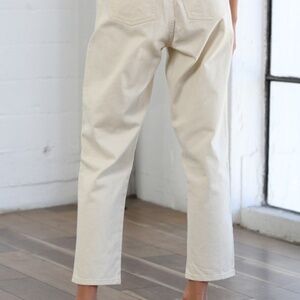 By Together Washed Peplum Straight Pants
